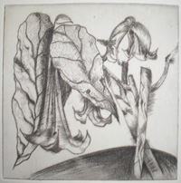 "Trompetenblumen" von Burcu Candiroglu